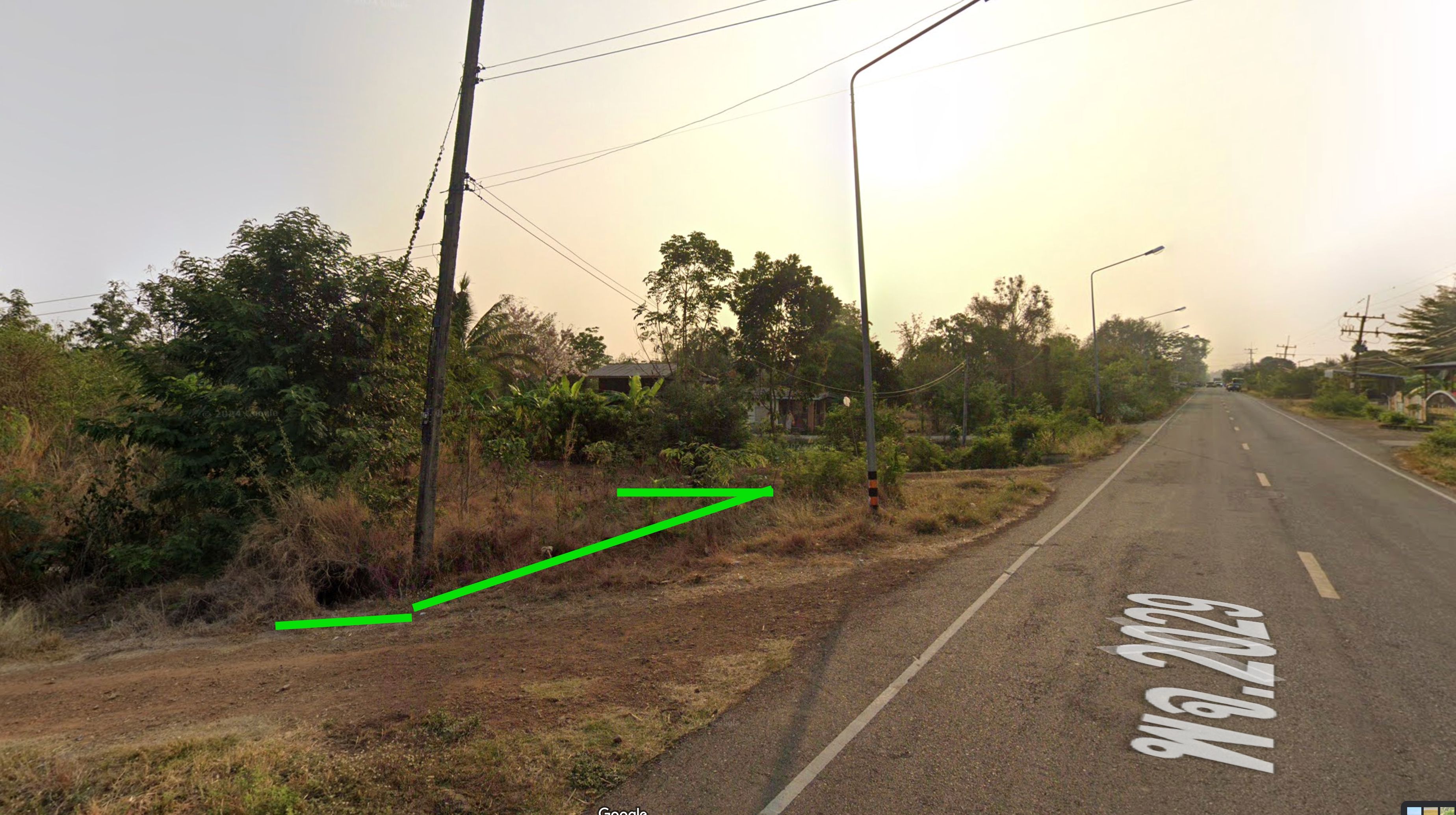 ขายที่ดิน 190 ตรว.ทำร้านค้าขายได้ ติดทางหลวง 