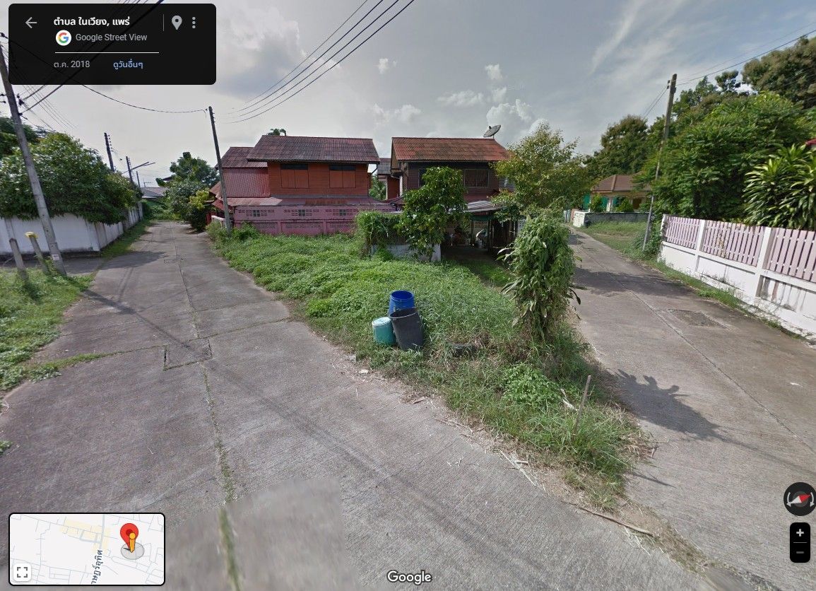 DD-0271D - ขายที่ดินเปล่าราคาถูก 46 ตร.วา แปลงมุมถนน ซอยเหมืองค่า 16 ใกล้สนามกีฬา อบจ.แพร่
