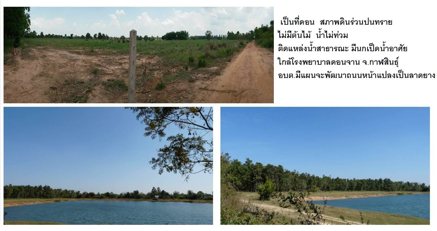 ที่ดินสวย ติดแหล่งน้ำสาธารณะ ใกล้รพ. เจ้าของขายเอง