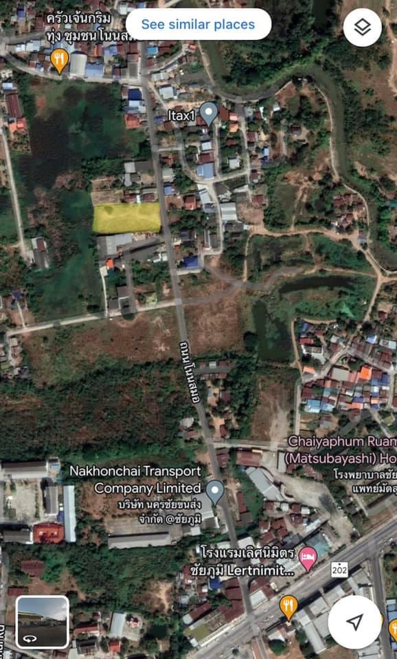 ที่ดินในเมือง ทำเลดี ใกล้ บขส ชัยภูมิ 2-0-45