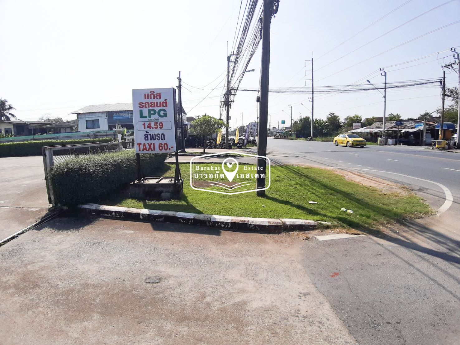ขายที่ดินติดถนนประชาร่วมใจ พร้อมปั๊มแก๊ส 459 ตร.ว.  ติดถนนใหญ่ 4 เลน ปากซอย 12 เขตคลองสามวา จังหวัดกรุงเทพฯ
