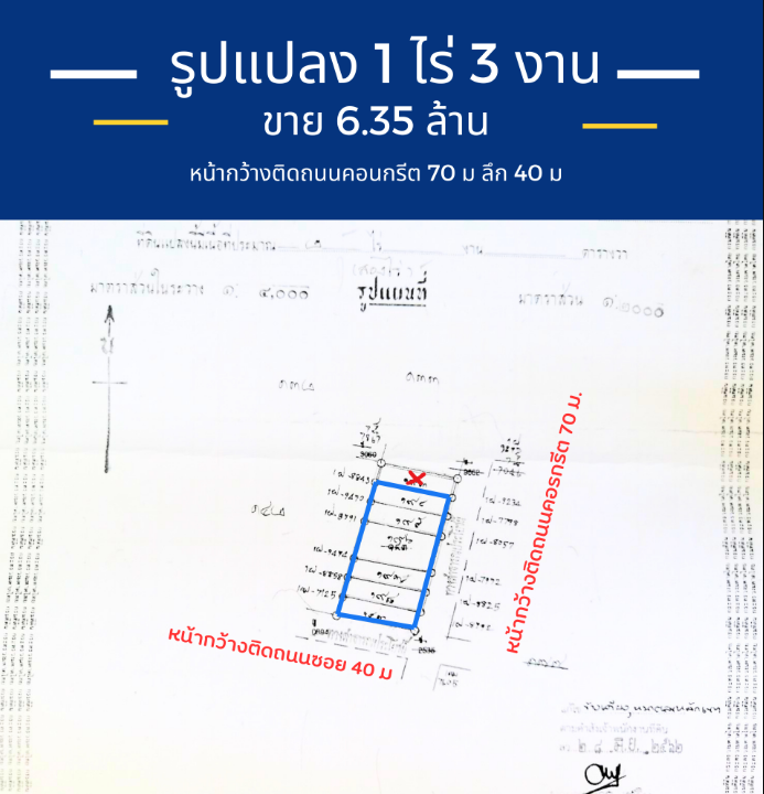 ขายที่ดินเปล่าชลบุรี ใกล้นิคม WHA อิสเทิร์น ซีบอร์ด 1