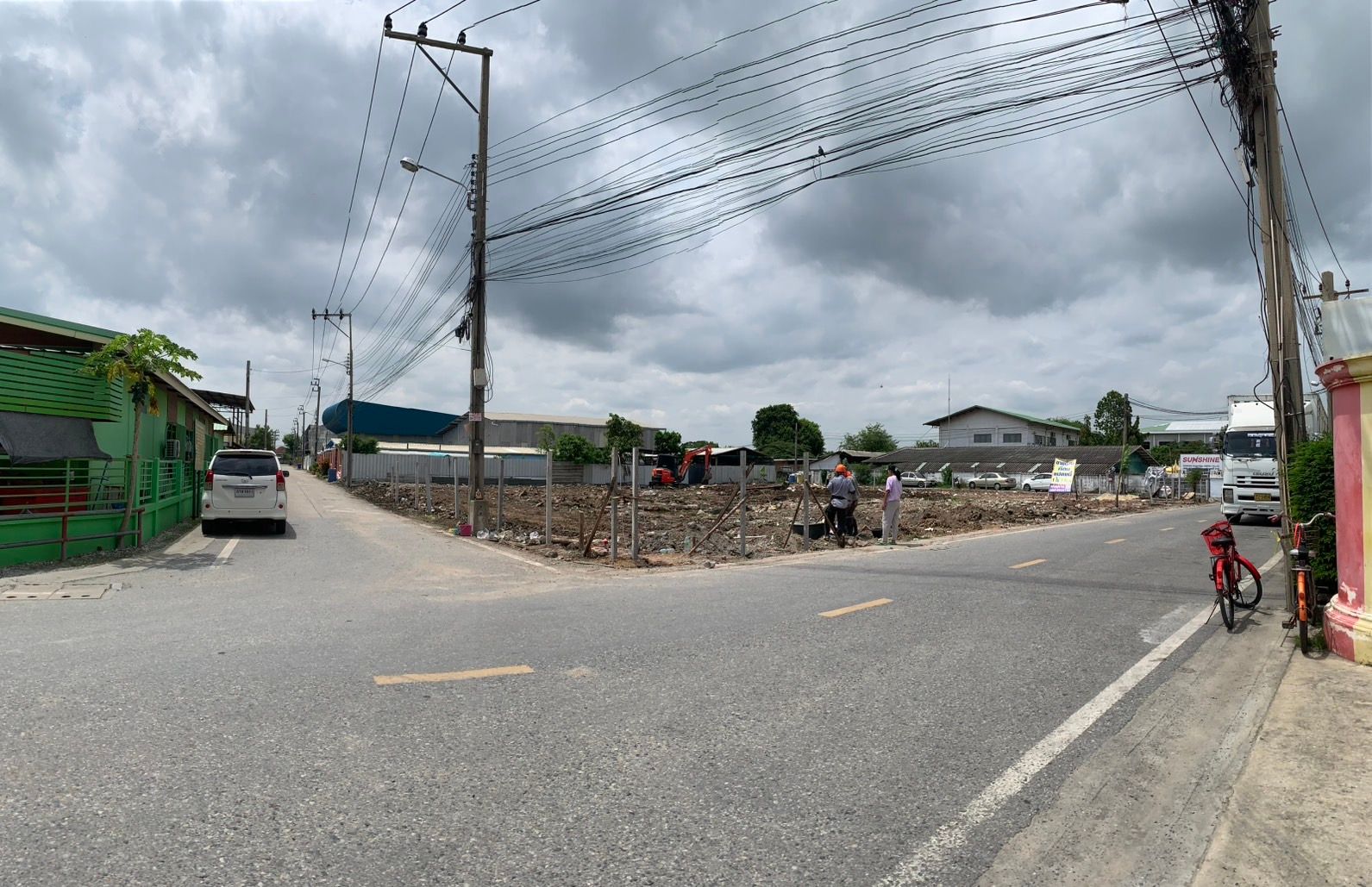 ขายที่ดิน 1 ไร่ (4 งาน) ต.บางเสาธง อ.บางพลี จ.สมุทรปราการ Land for sale, 1 rai or 1,600 square meters. Bang Sao Thong Subdistrict, Bang Phli District, Samut Prakan Province