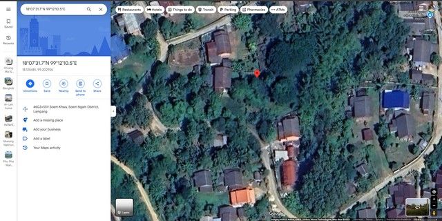ขายที่ดิน 2ไร่ 80ตรว เสริมงาม ลำปาง วิวสวย ติดถนน 4แสน