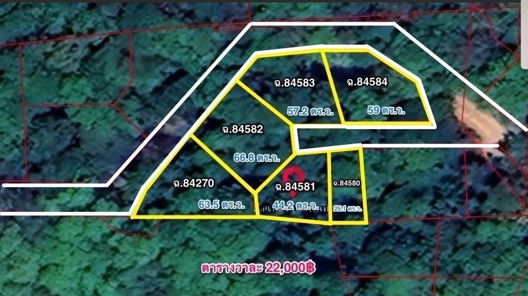 ขายที่ดินสงขลา อำเภอเมือง เกาะยอ เริ่มต้น 50 ตารางวา.