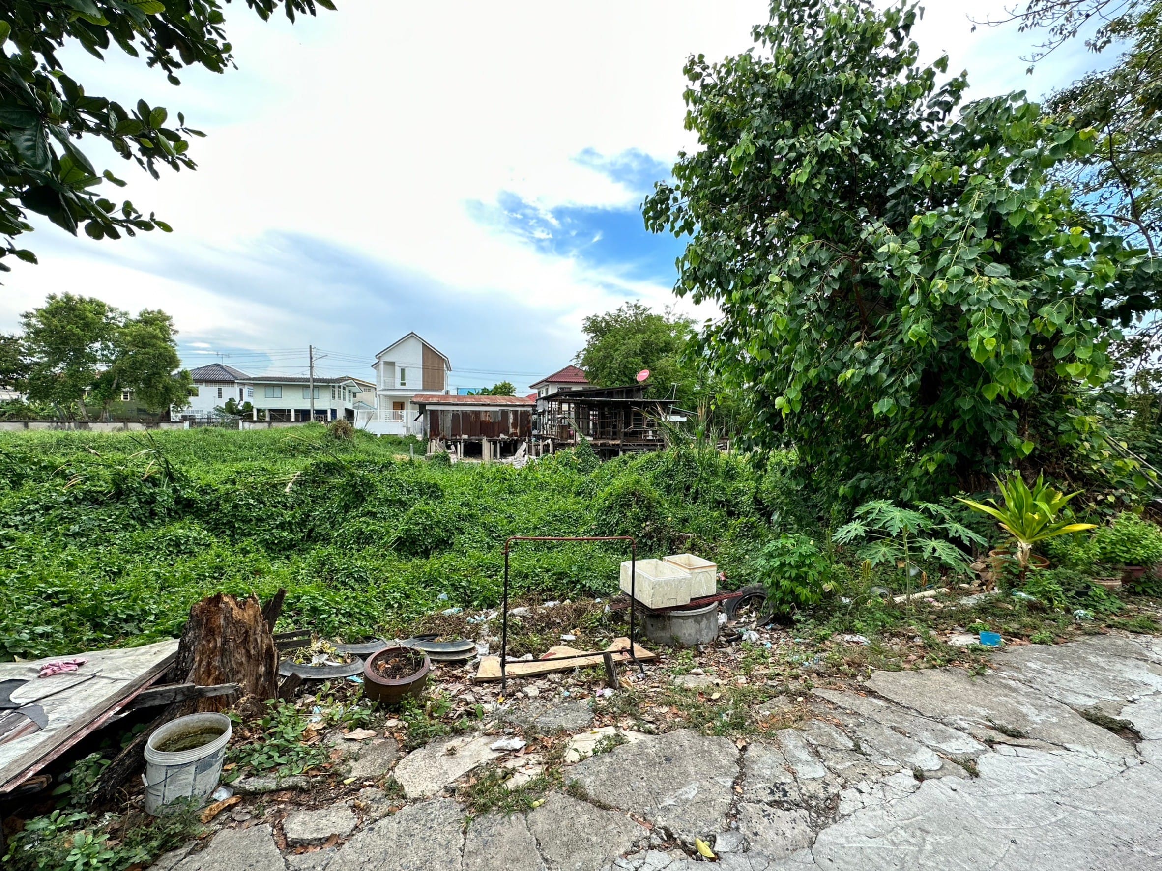 ที่ดิน 100 ตรว. หมู่บ้านพูลศรี บางเดื่อ ปทุมธานี
