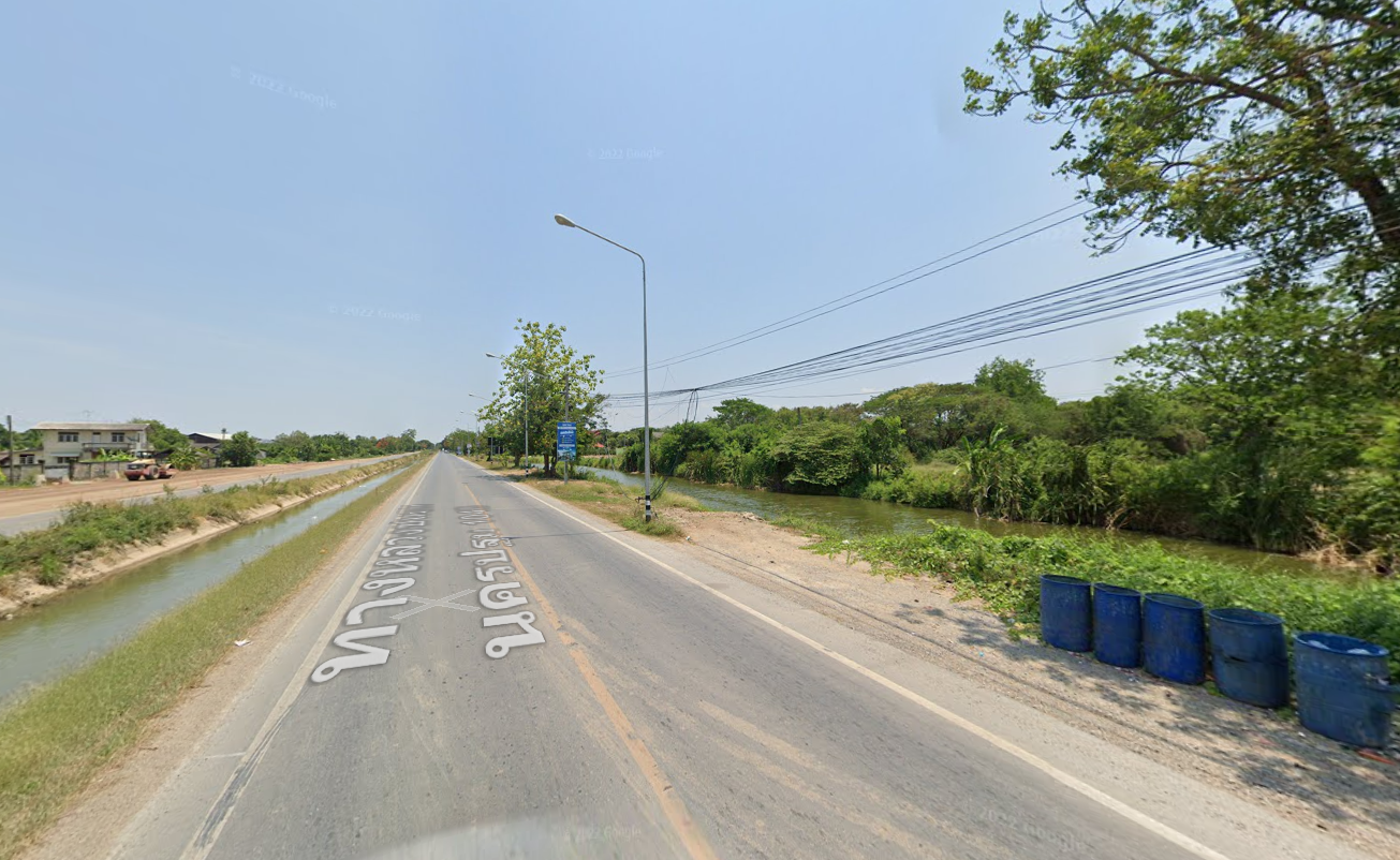ขายที่ดินนครปฐม ทำเลดีติดถนน นฐ.1048 ใกล้เซ็นทรัล แมคโคร โกลบอล เมืองนครปฐม 12-0-38 ไร่.