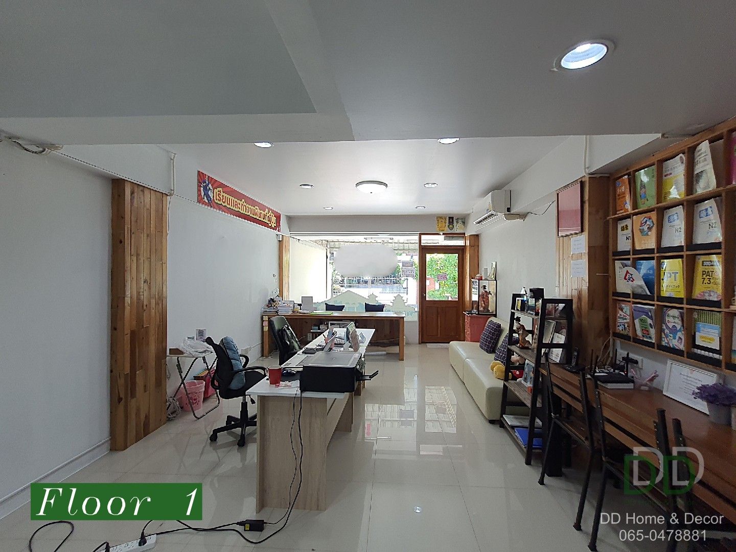 DD-0230 ขายหรือให้เช่าอาคารพาณิชย์สภาพใหม่ 1 คูหาริม ถนนศิริมังคลาจารย์ ซอย 9 ใกล้ มช.