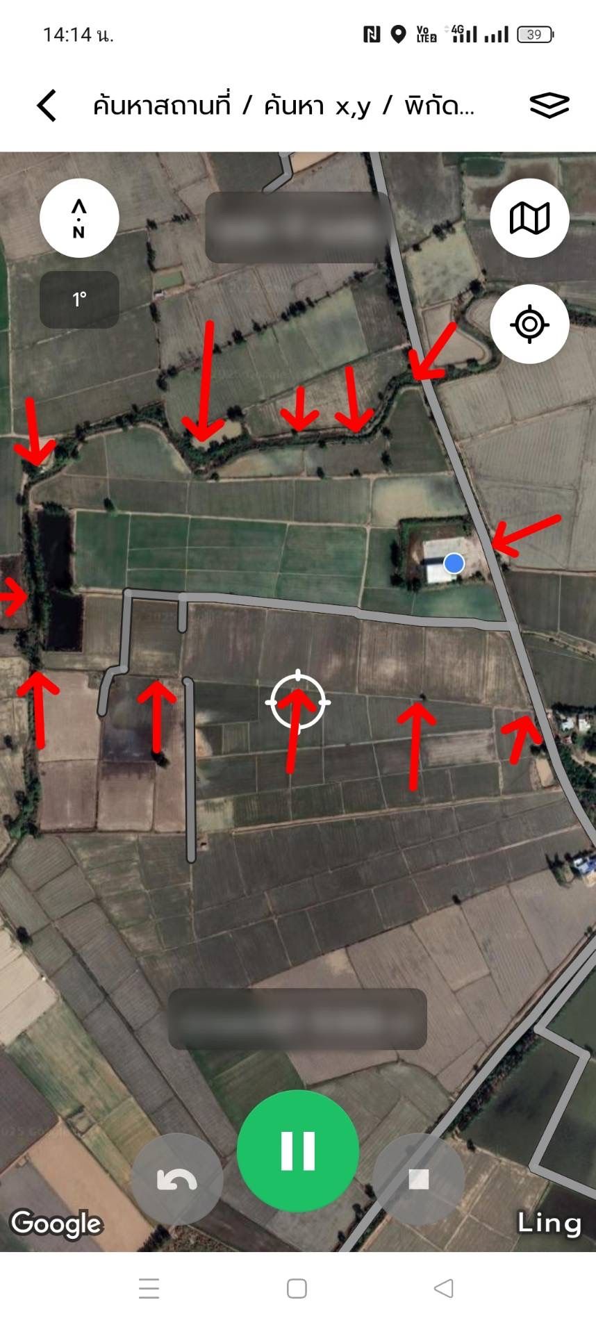 ขายที่ดินทำเลดี บ้าน+โกดัง