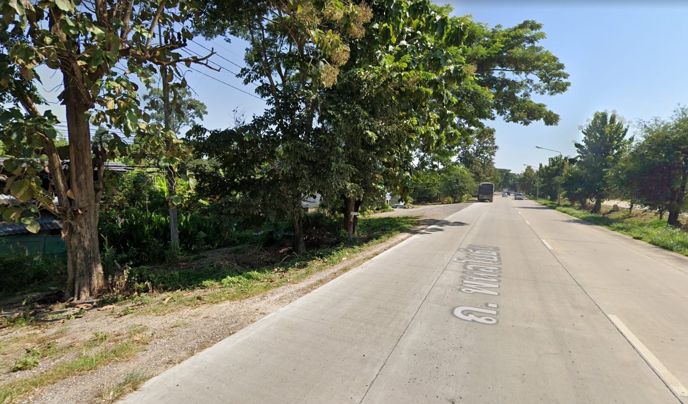 ที่ดินติดถนนพหลโยธิน ใกล้วัดร่องขุ่น เมืองเชียงราย 0-2-64.6