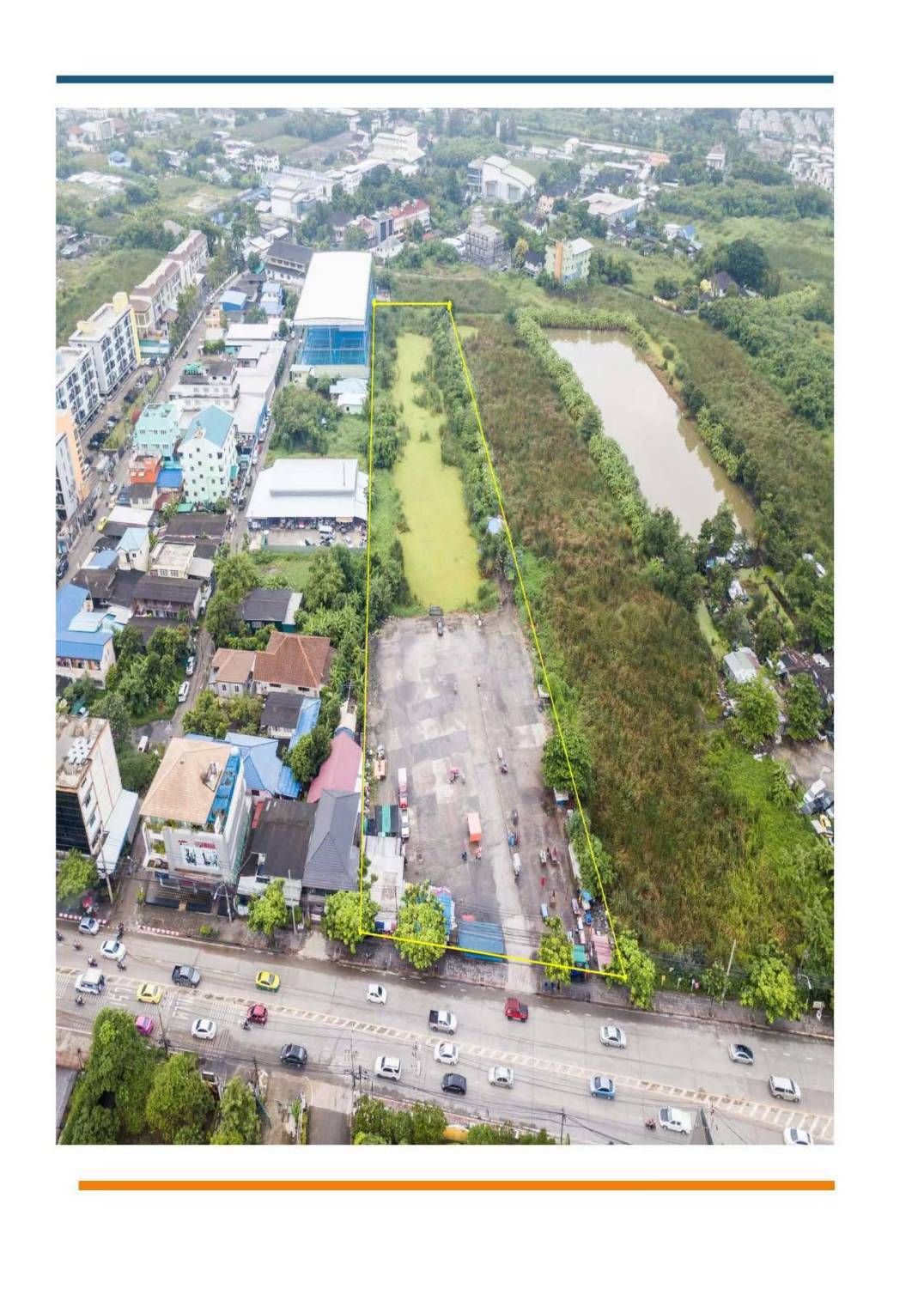 ที่ดินติดถนนเฉลิมพระเกียรติ ร.9 ประเวศ 7ไร่ 3งาน74ตร.วา ทำเลดี ใกล้แหล่งอำนวยความสะดวก