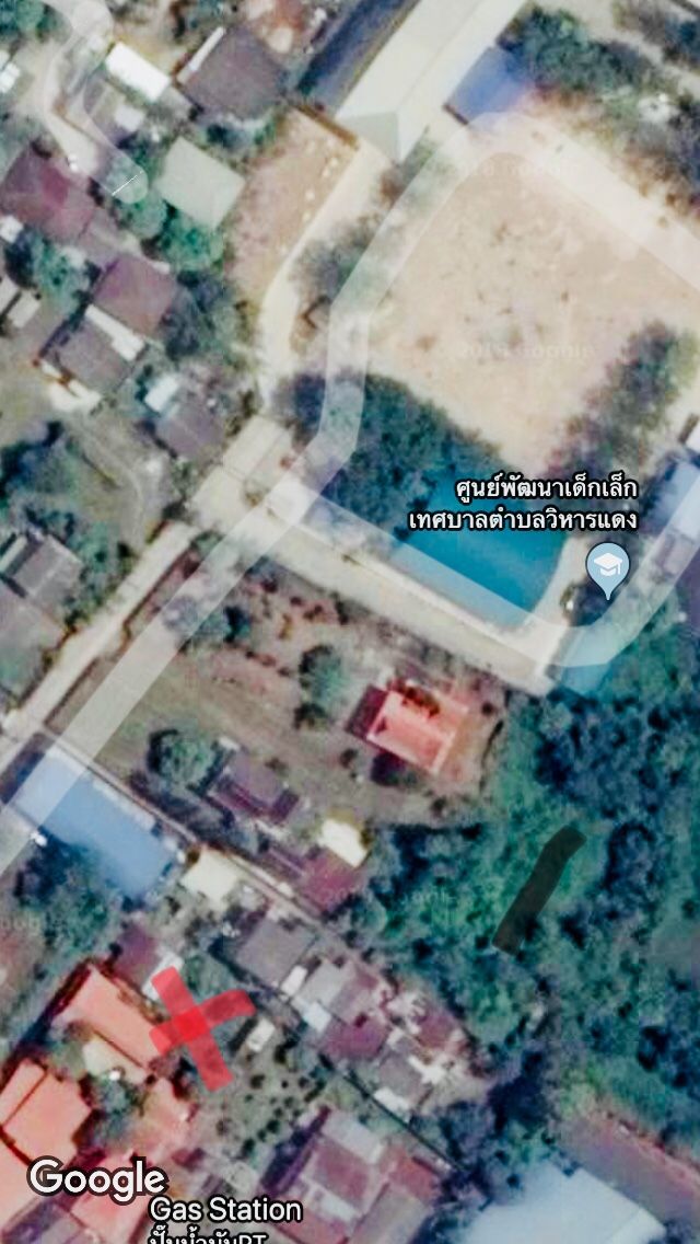 ขายที่ดินแปลงเล็กใกล้ตลาด วิหารแดง