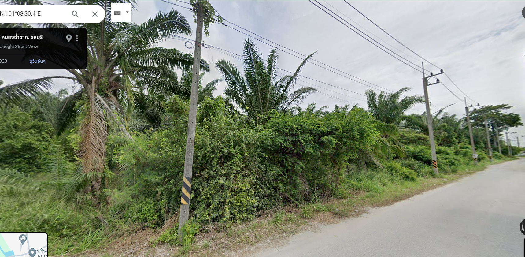 ขายที่ดินชลบุรี แปลงสวย ทำเลงาม ใกล้โรงเรียนบ้านเขาดิน เมืองชลบุรี 5-0-0