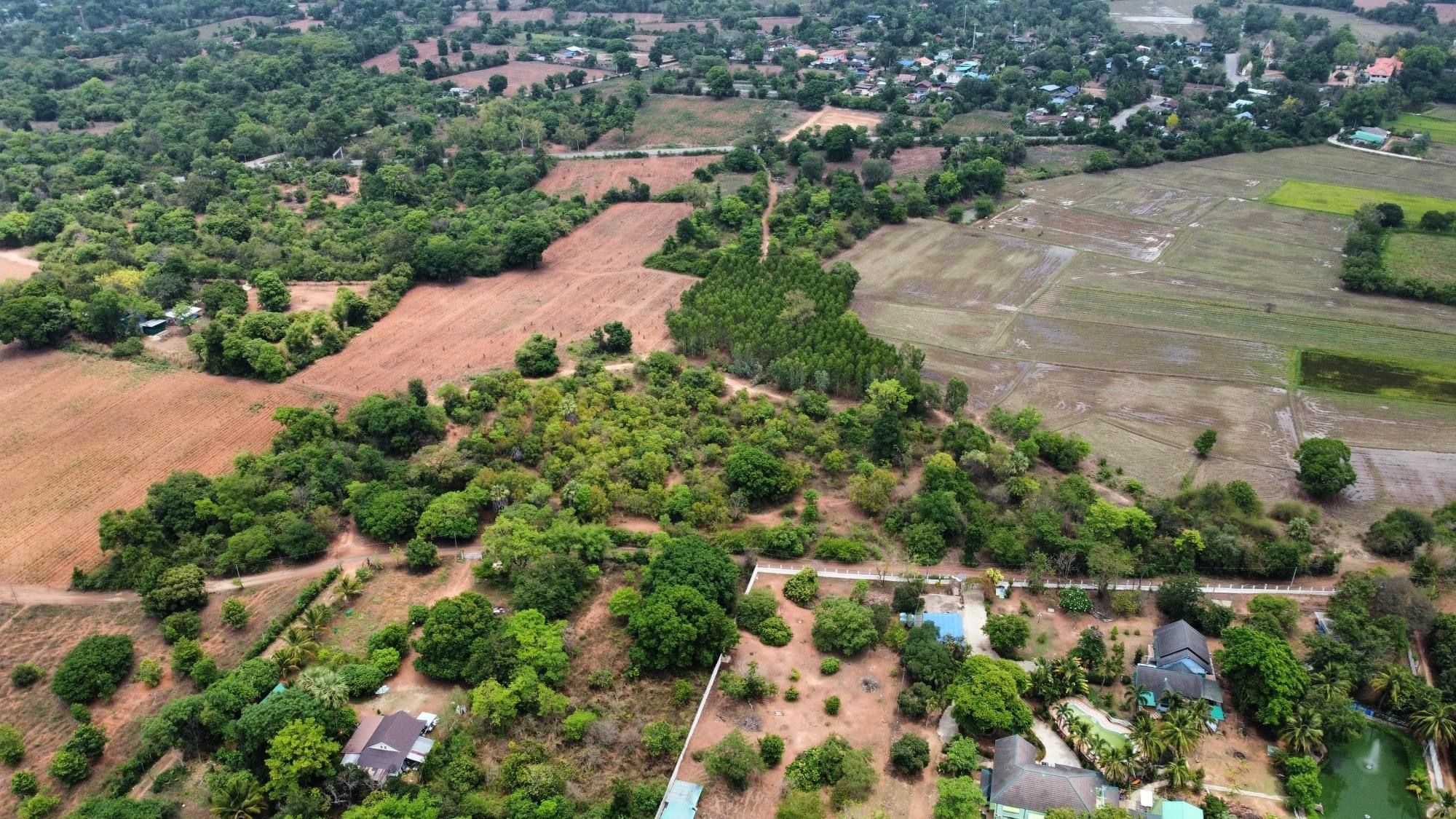 ที่ดินเปล่า เหมาะสร้างบ้านสวน ทำจัดสรร ใกล้ตัวเมืองโคราช 10-2-49 ไร่