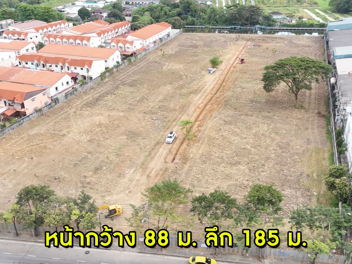 ขายที่ดินแปลงสวย 10 ไร่ เดินทางสะดวก ใกล้เมือง หนองแขม กรุงเทพ