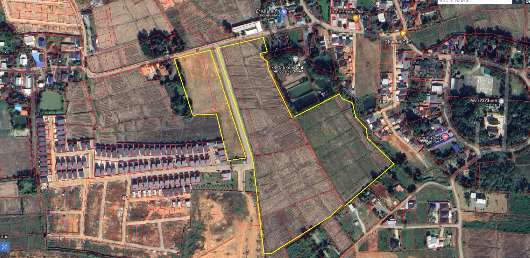 ที่ดินแปลงใหญ่ ใกล้ถนนพหลโยธิน นางแล เมืองเชียงราย