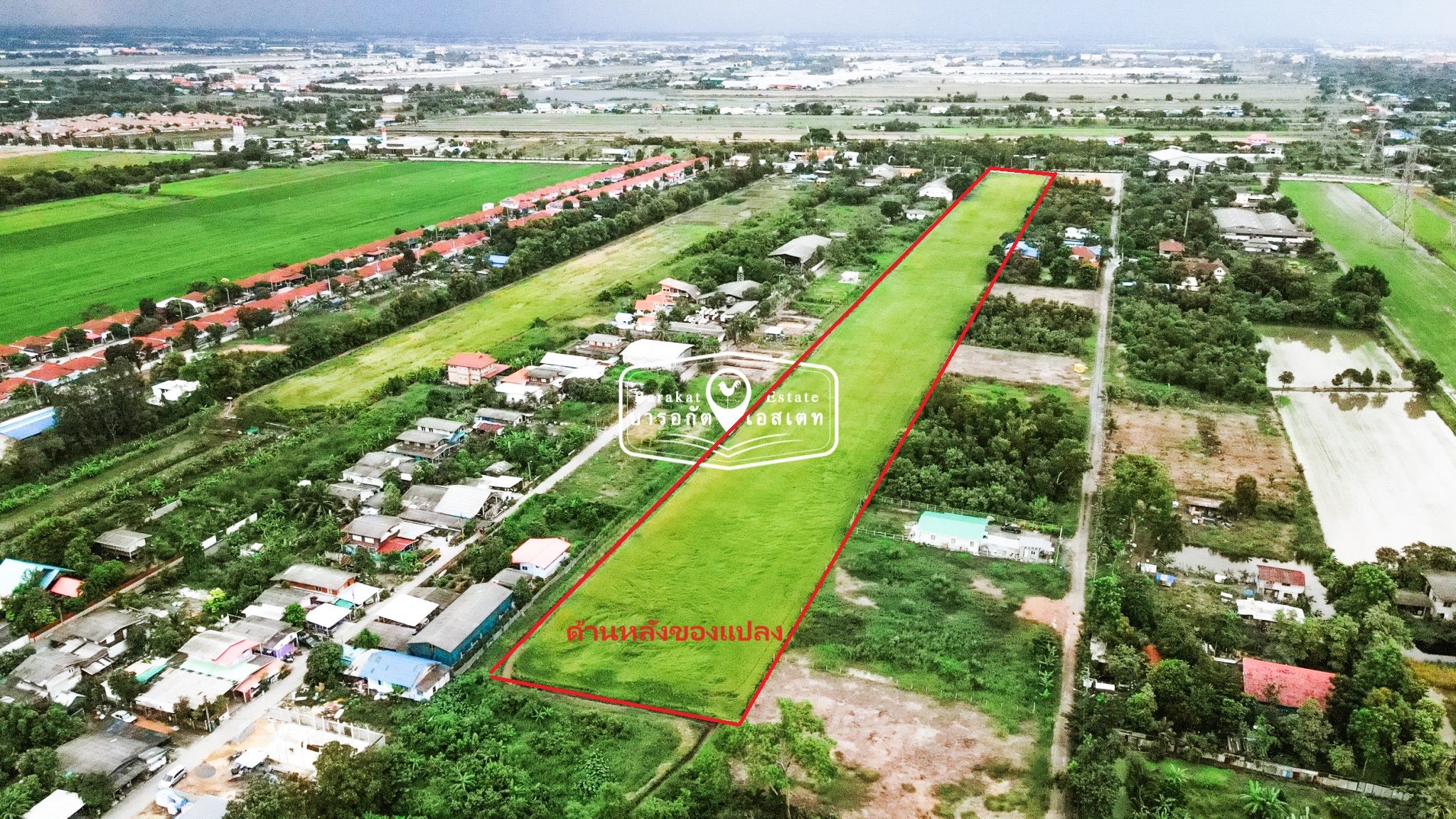ขายที่ดินเปล่า ติดถนนไมตรีจิต หน้าติดถนนสาธารณะ หลังติดคลอง เหมาะสำหรับประกอบธุรกิจ,สร้างหมู่บ้าน