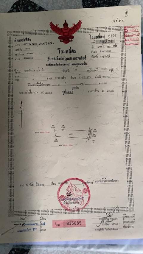 ที่ดินสวนผสมแบบโคกหนองนา กาญจนบุรี 6 ไร่
