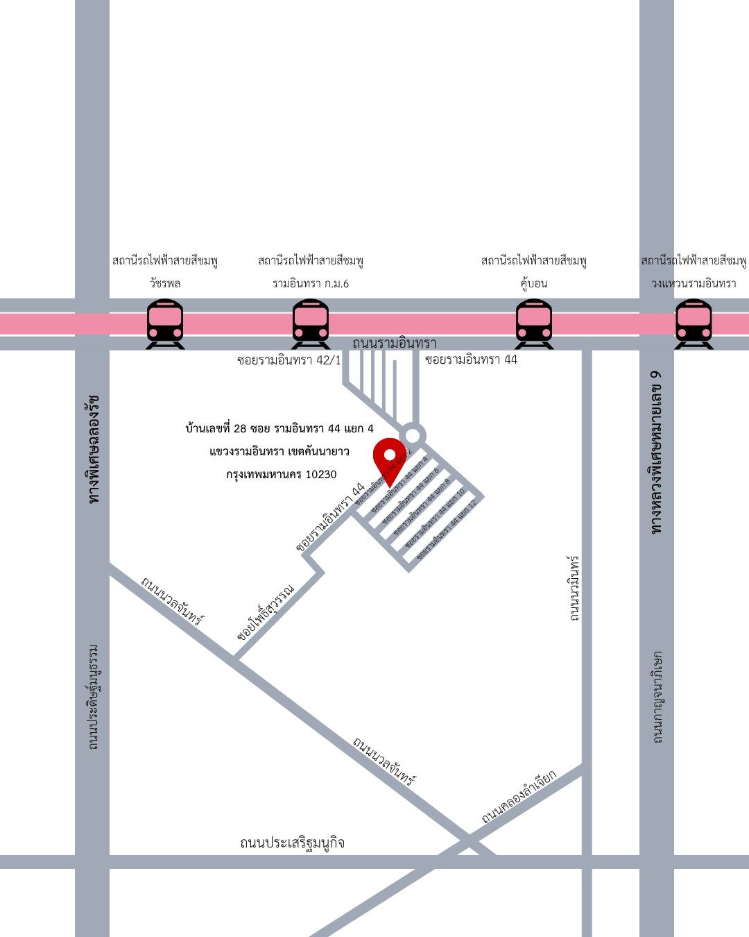 ขายที่ดินกรุงเทพฯ บางกะปิ รามอินทรา 44 แยก 4