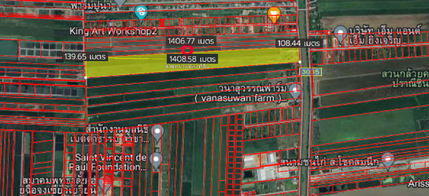 ขายที่ดินคลอง 13 ลำลูกกา 100 ไร่