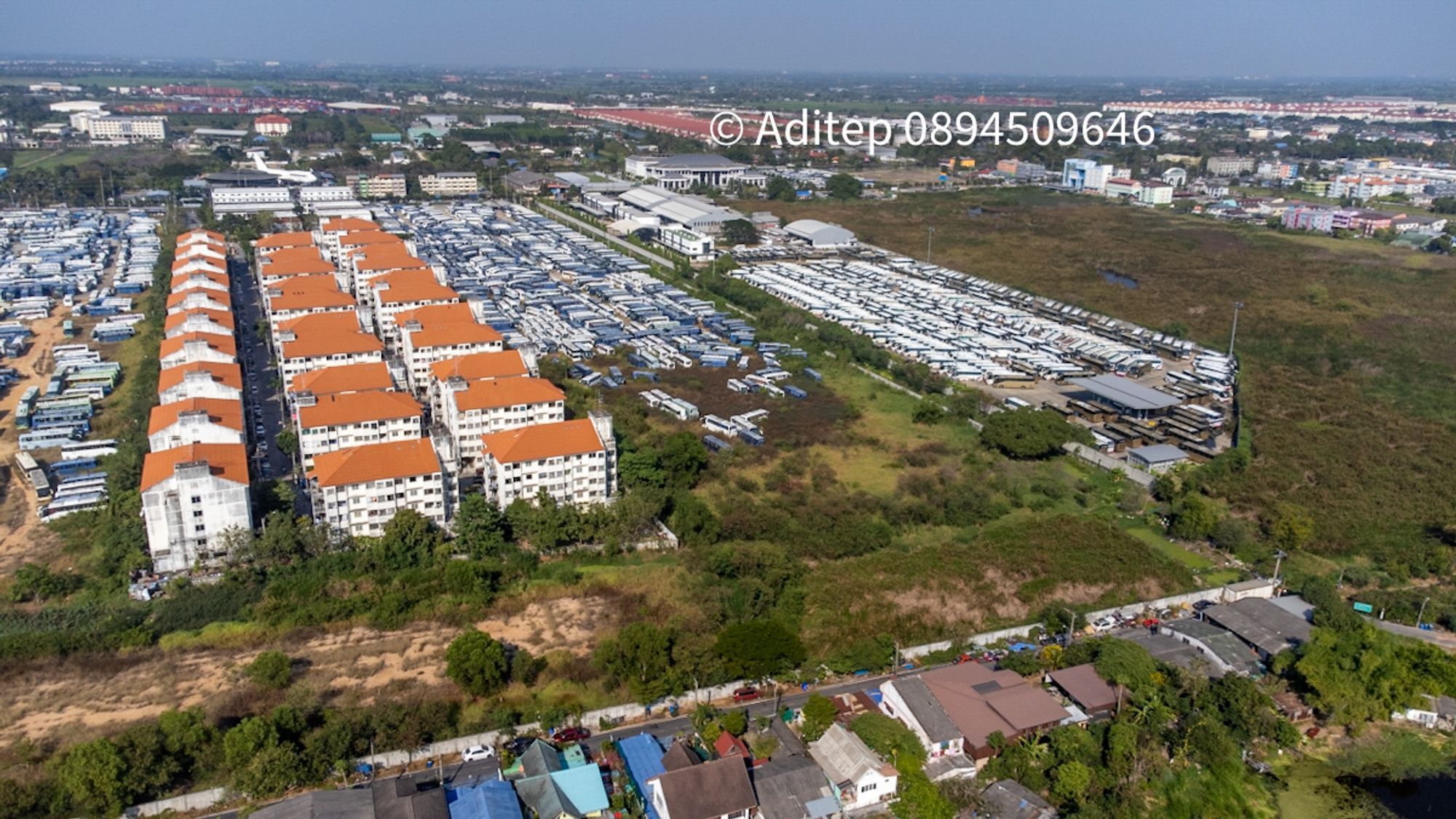 ขายที่ดินกรุงเทพ เขตลาดกระบัง ที่ดินเปล่า 33 ไร่ ติดถนนหลวงแพ่ง ลาดกระบัง ใกล้ Siam Premium Outlet จุดขึ้นลงมอเตอร์เวย์ สนามบินสุวรรณภูมิ