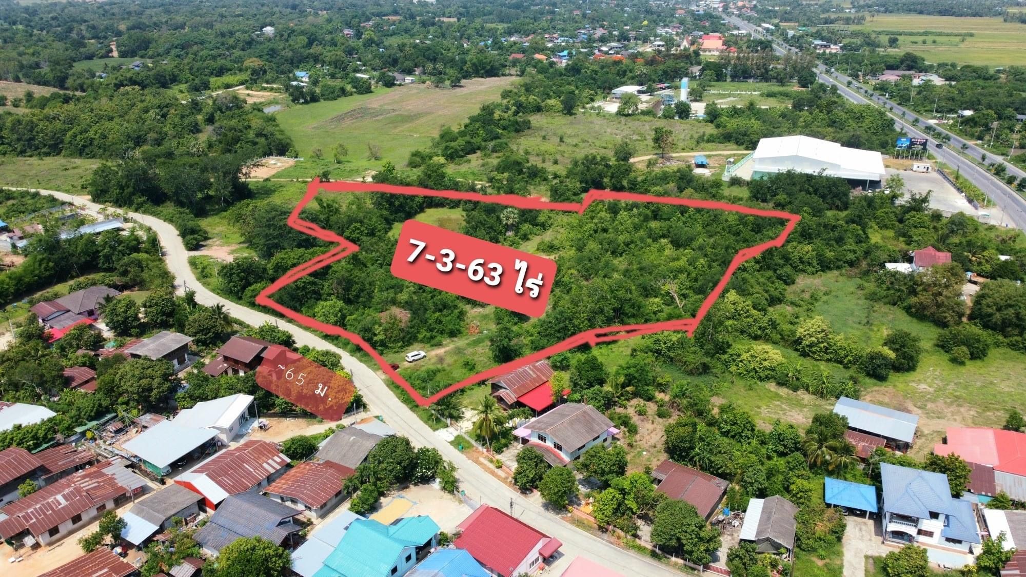 ที่ดินเปล่า เหมาะทำหมู่บ้านจัดสรร 7-3-63 ไร่ บ้านยองแยง-พะเนา โคราช