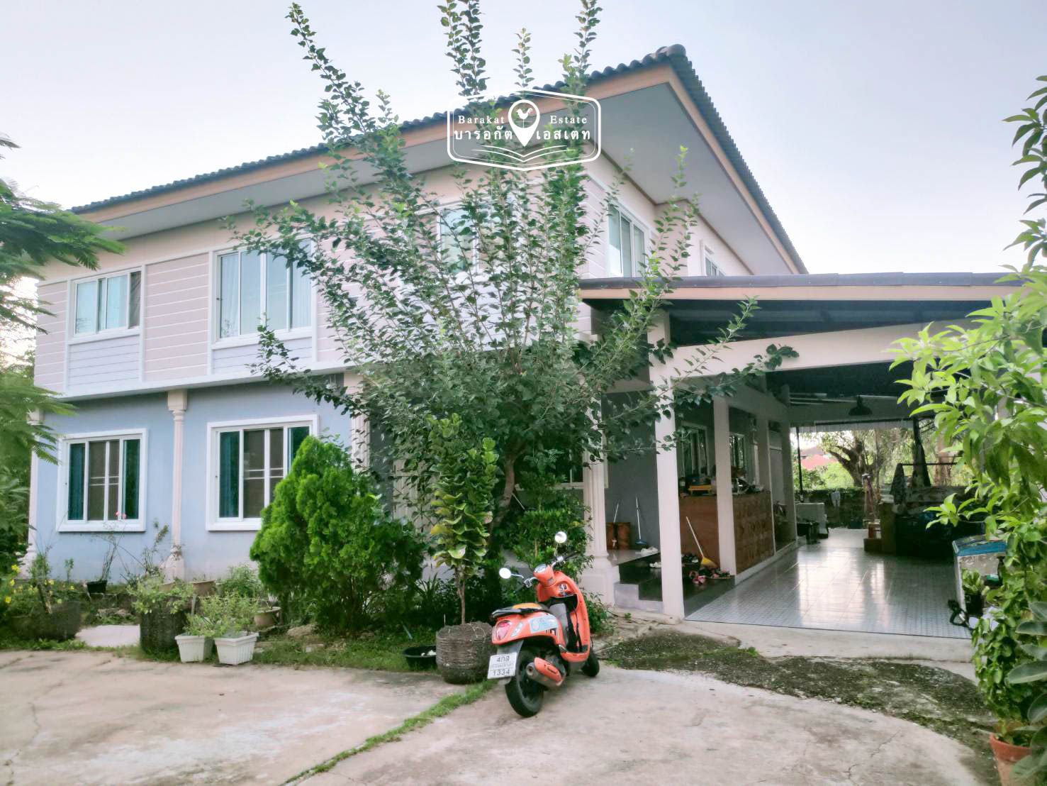 บ้านพร้อม ที่ดิน บ้านสร้างบนที่ดิน 1 ไร่ 26 ตร.ว.เขตหนองจอก  จังหวัดกรุงเทพ