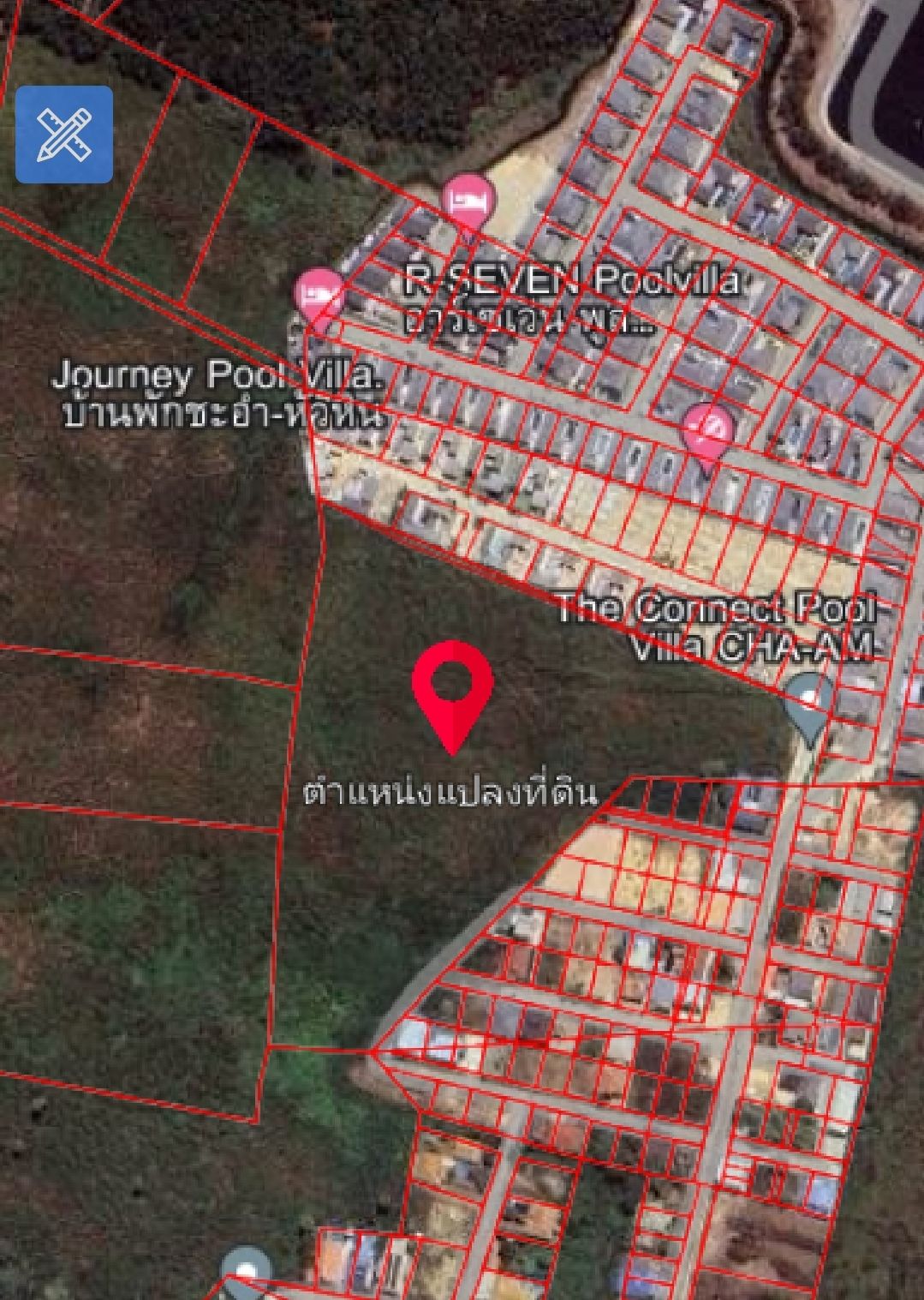 ที่ดินชะอำ 16 ไร่ 1 งาน 84 ตารางวา เหมาะแก่การลงทุนโครงการใหญ่