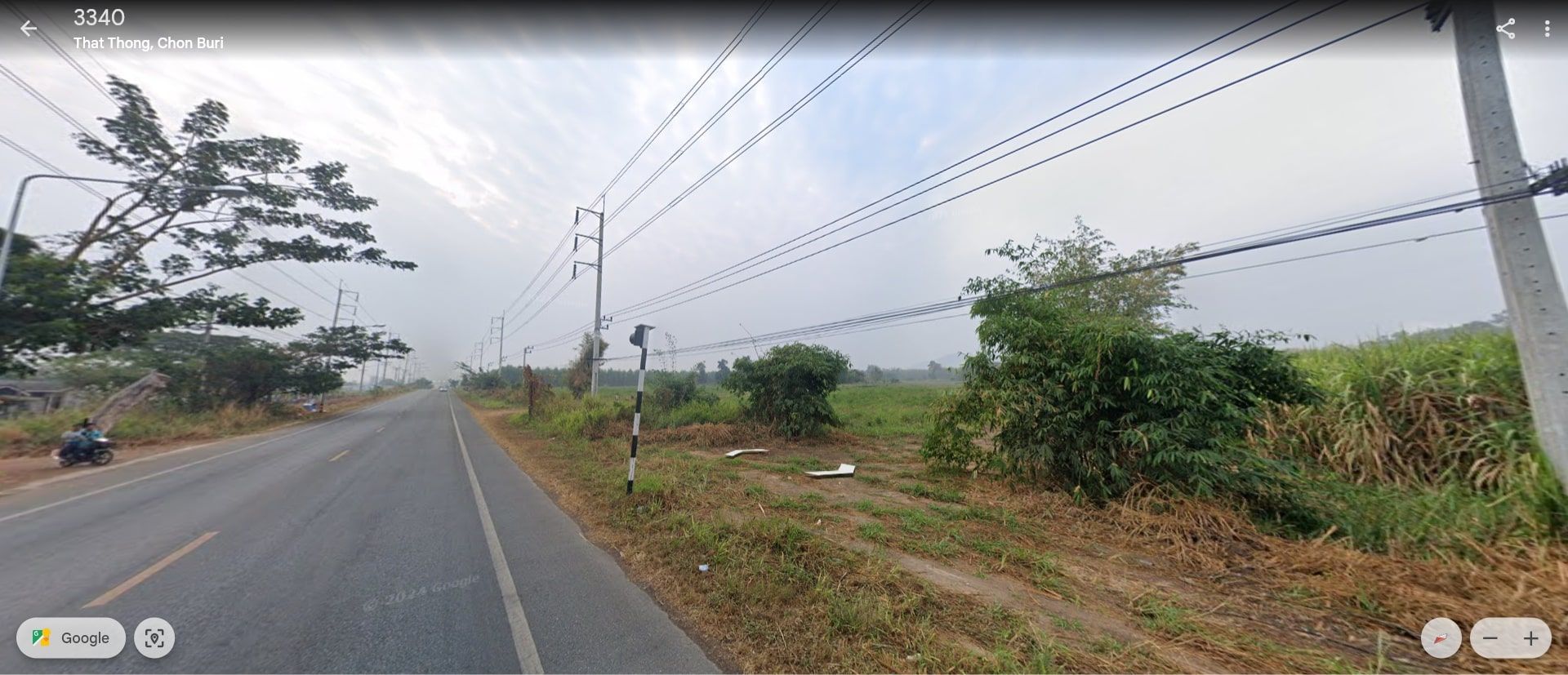 ขายที่ดินชลบุรี ดิดถนนหมายเลข 3340 19-0-26 ไร่ ราคา 2.5 ล้านบาท/ ไร่