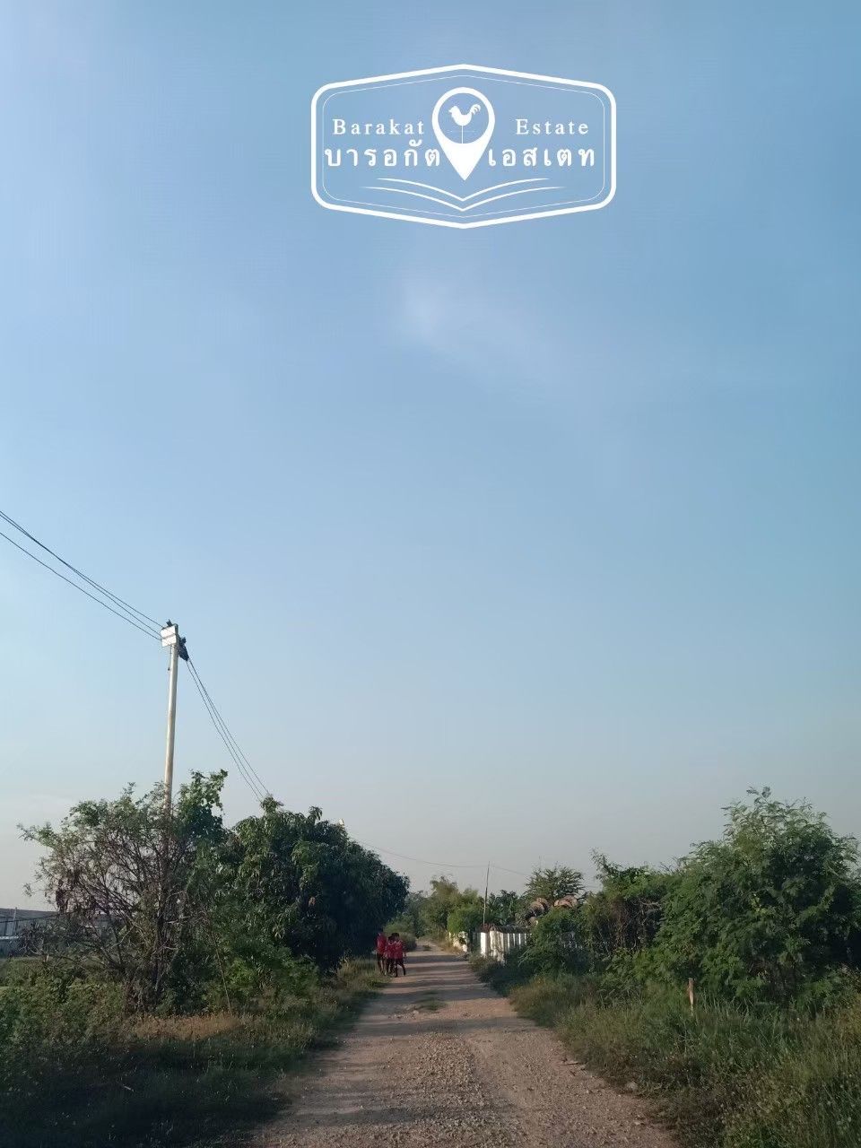 ที่ดินแปลงสวย ถมแล้ว พร้อมล้อมรั้วลวดหนาม