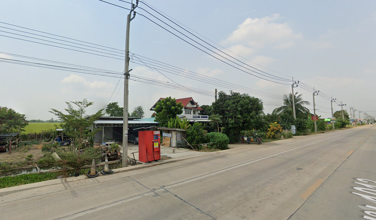 ขายที่ดินทำเลทอง ติดถนนบ้านกล้วย ไทรน้อย 