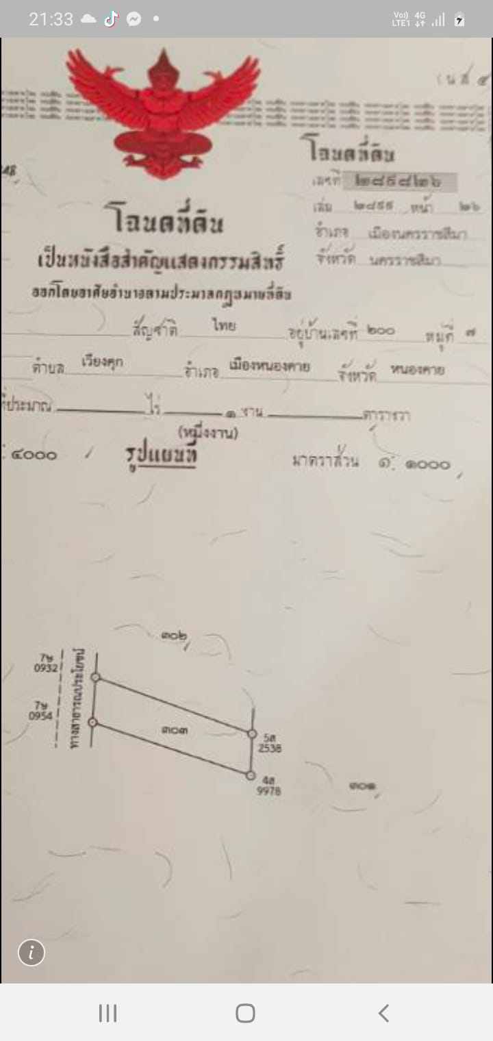 ที่ดินเปล่า เมืองโคราช 0-2-0
