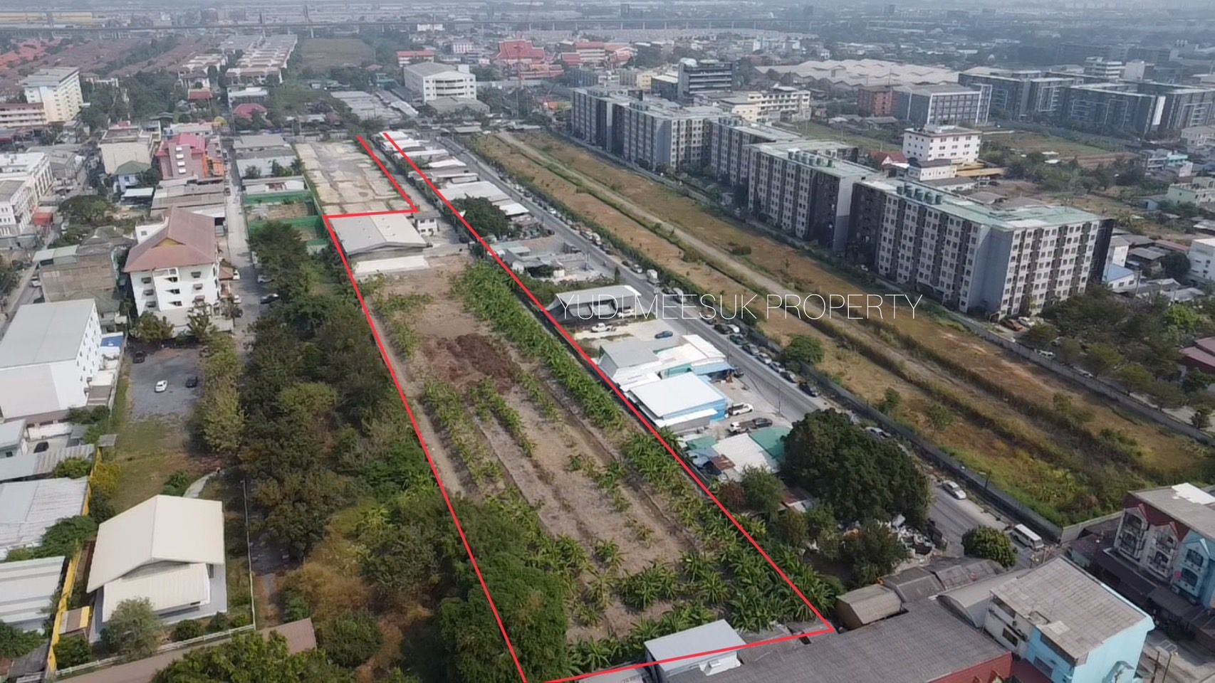 ที่ดินทำเลทอง ย่านลาดกระบัง แหล่งชุมชนและห้างสรรพสินค้า ติดถนน