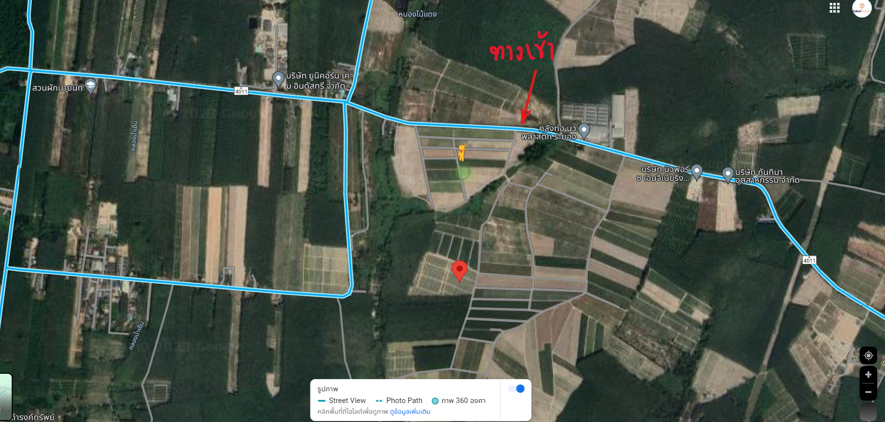 ขายที่ดินระยอง บรรยากาศดี แปลงใหญ่ บ้านดค่าย ระยอง 130-1-49.6