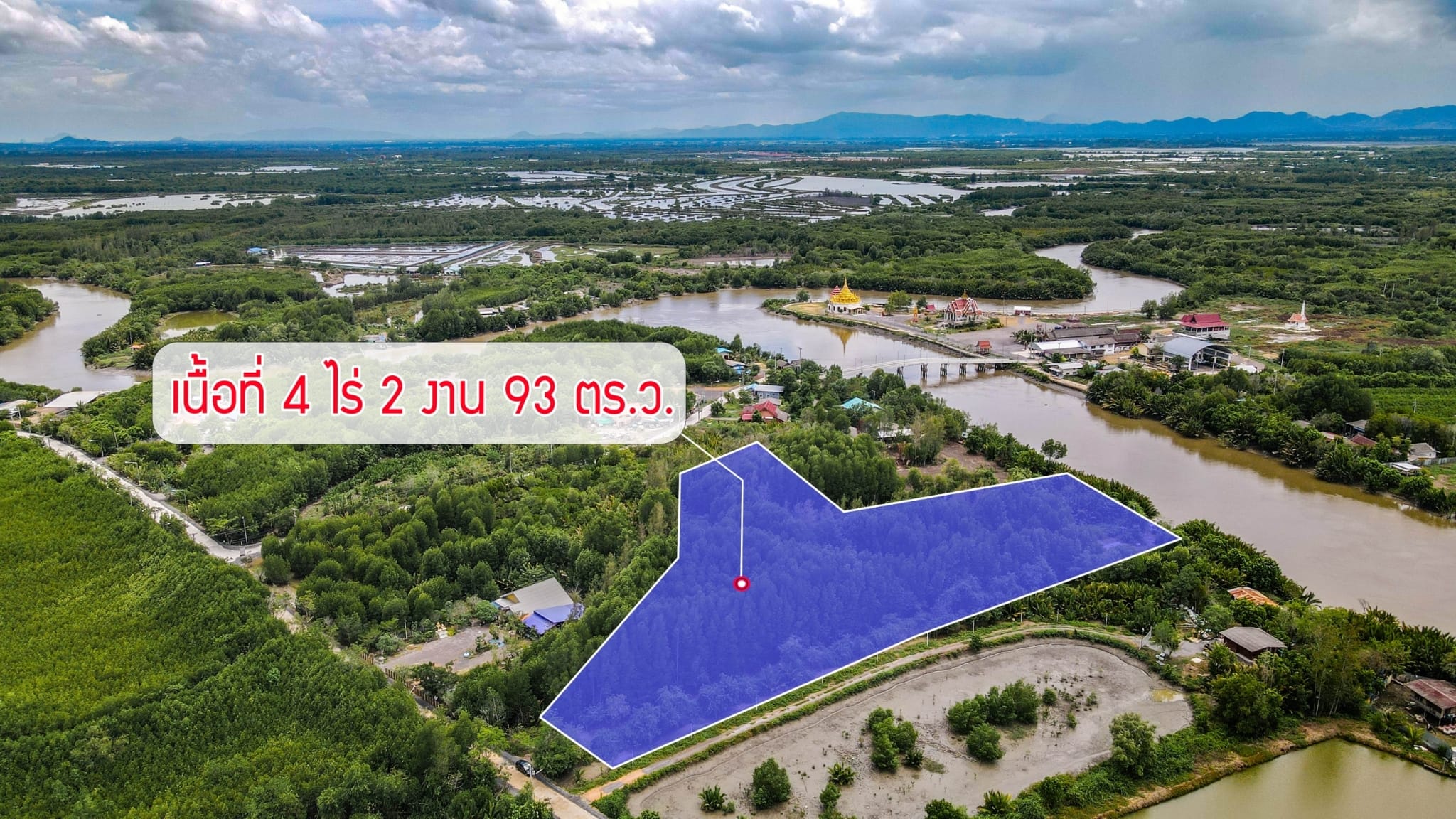 ขา่ยที่ติดริมแม่น้ำเพชรบุรี ต.บางตะบูนออก อ.บ้านแหลม จ.เพชรบุรี