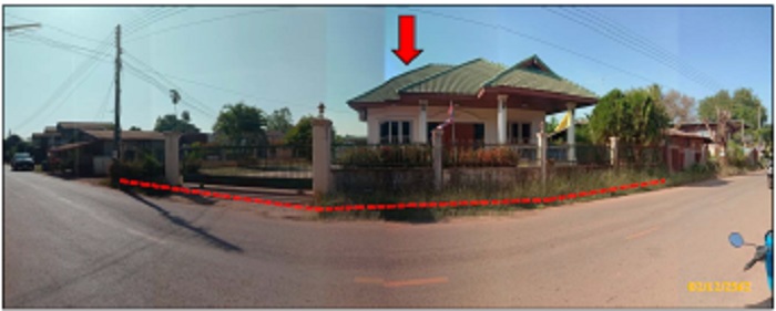 ที่ดินพร้อมสิ่งปลูกสร้าง บ้านชั้นเดียว ตำบลปะโค อำเภอเมืองหนองคาย 1-0-76