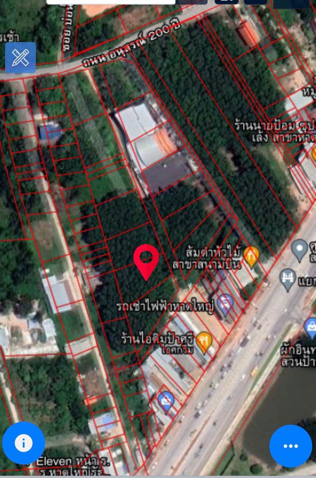 ที่ดิน หลังร้านตำหัวไม้ หน้า โรงเรียนหาดใหญ่รัฐประชาสรรค์ สงขลา 1-0-44