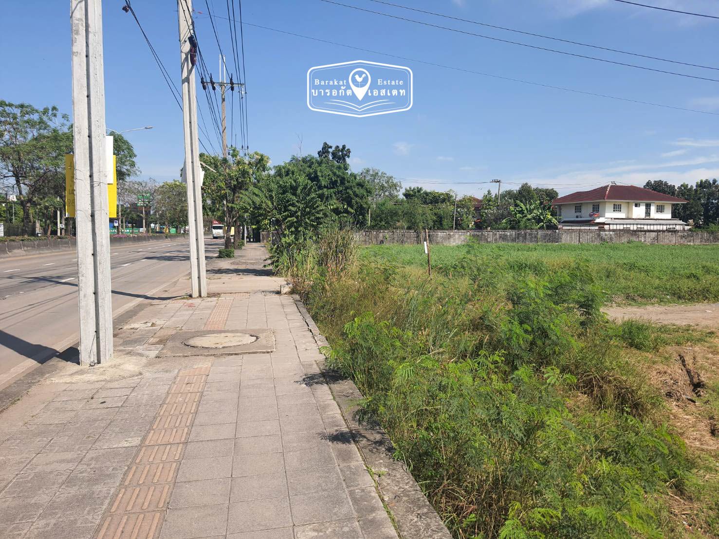  ที่สวยติดถนนใหญ่ ใกล้โรงพยาบาลคลองสามวา ถมแล้ว เขตคลองสามวา กรุงเทพ