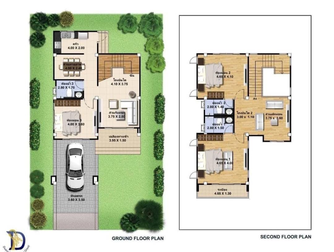 บ้านเดี่ยว 2 ชั้น ใกล้เมืองเชียงใหม่ 