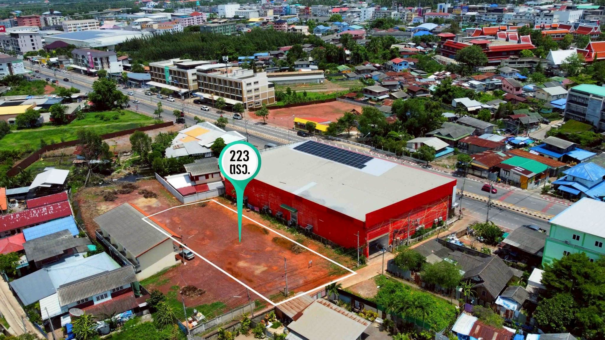 ขายที่ดินสมุทรสงคราม อำเภอเมืองสมุทรสงคราม ที่ดินใน เทศบาลเมืองสมุทรสงคราม 223 ตรว. ราคาลดได้