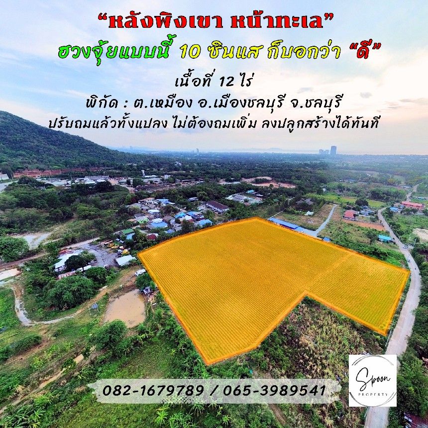 ขายที่ดินชลบุรี ขายที่ดินวิวเขาชลบุรี ขายที่ดินวิวเขาใกล้หาดบางแสน