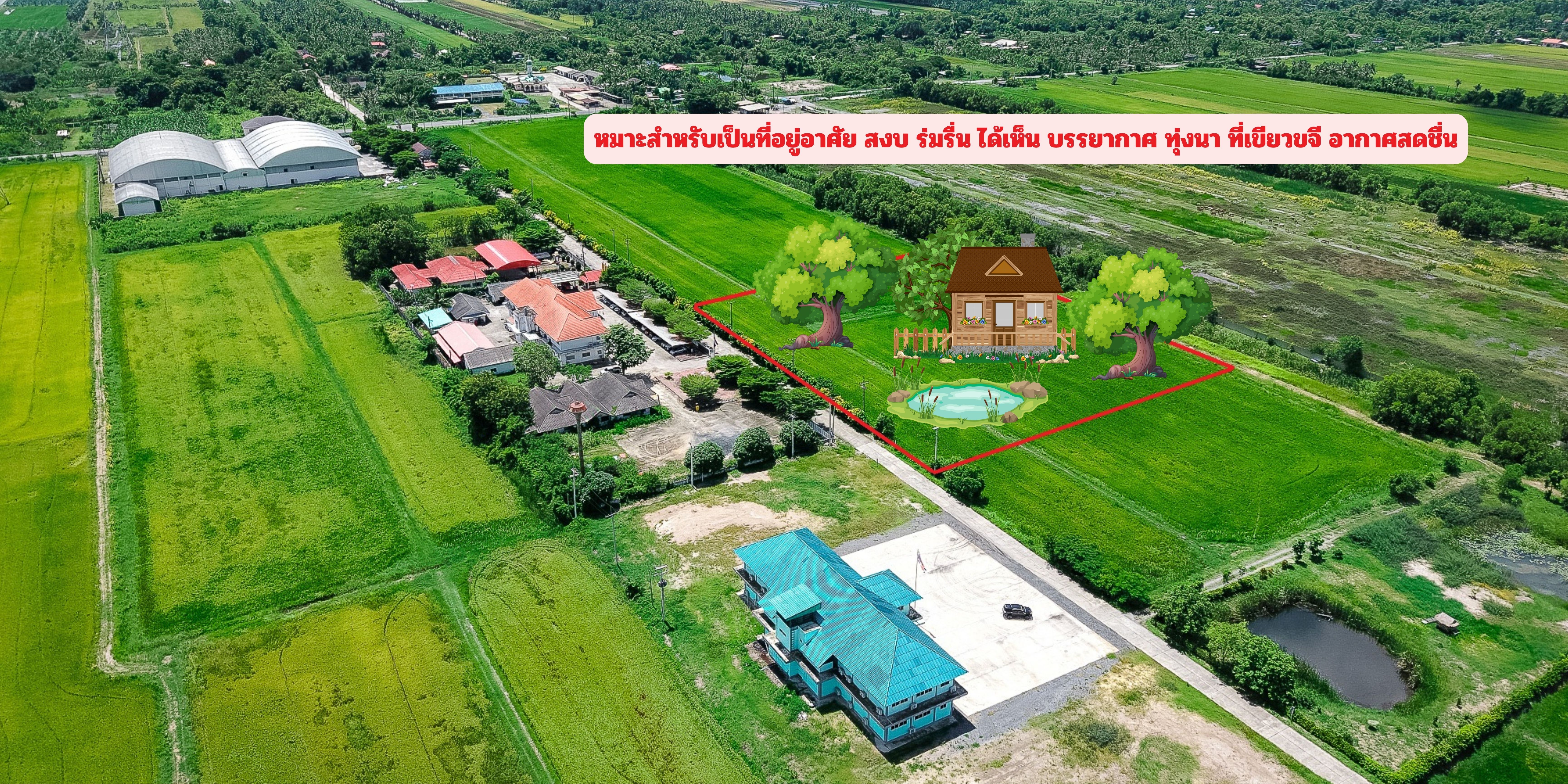 ที่ดินทำเลทอง 6 ไร่ แบ่งขาย 2 แปลง (3 ไร่/แปลง) อำเภอบางน้ำเปรี้ยว ฉะเชิงเทรา