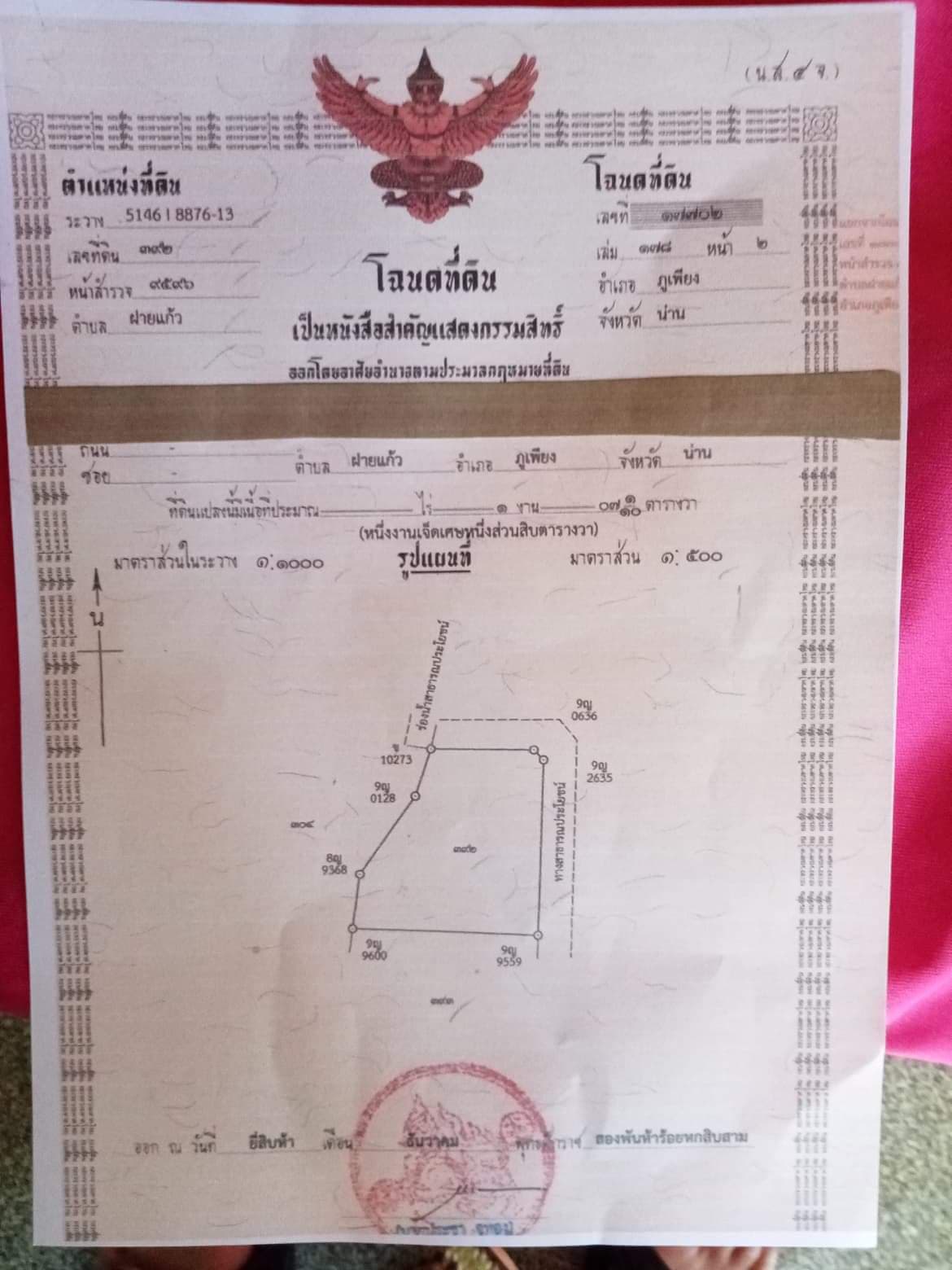 ที่ดินเปล่า อ.ภูเพียง จ.น่าน 0-1-7ไร่