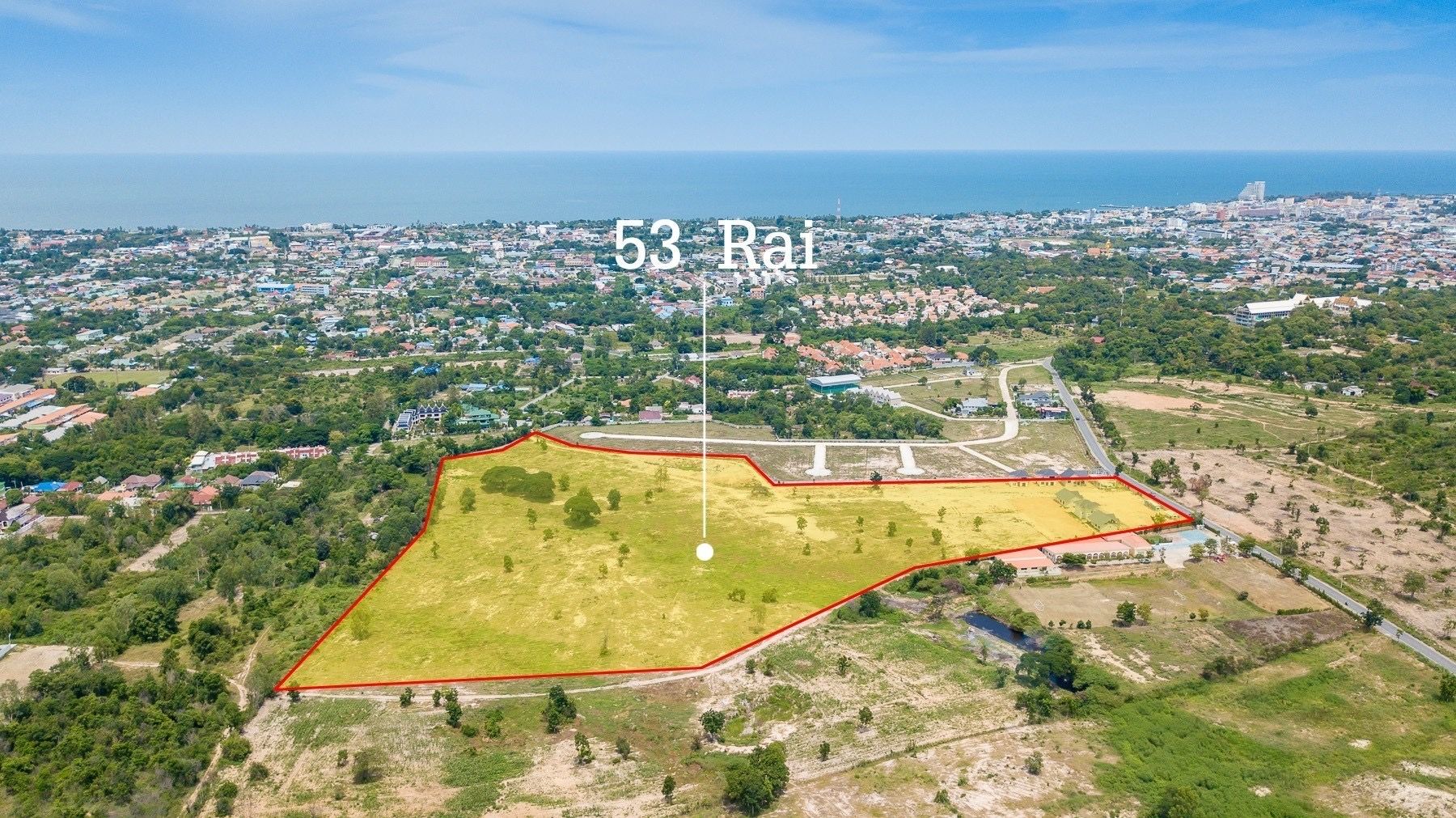 ขายที่ดินประจวบฯ หัวหิน Prime Land 53 Rai Hua Hin วิวภูเขา + ใกล้ทะเล เหมาะทำ Luxury Villa