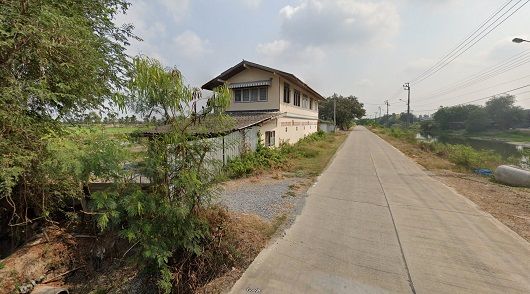 ขายและเช่าระยะยาว ที่ดิน บางบัวทอง ไทรน้อย คลองขวาง เนื้อที่  28-2-73  ไร่ ติดถนน เลียบคลองห้าร้อย