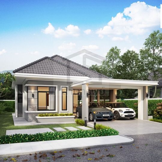 บ้านสั่งสร้าง ในหมู่บ้านลานทอง เมือง เชียงราย 52 ตรว.