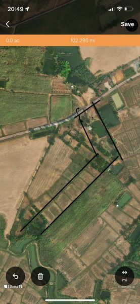 ที่นา พร้อมบ้าน และสระน้ำ มีไฟฟ้า มีน้ำ มีห้องน้ำ มีบ้าน1หลัง  ชัยภูมิ 8-1-0