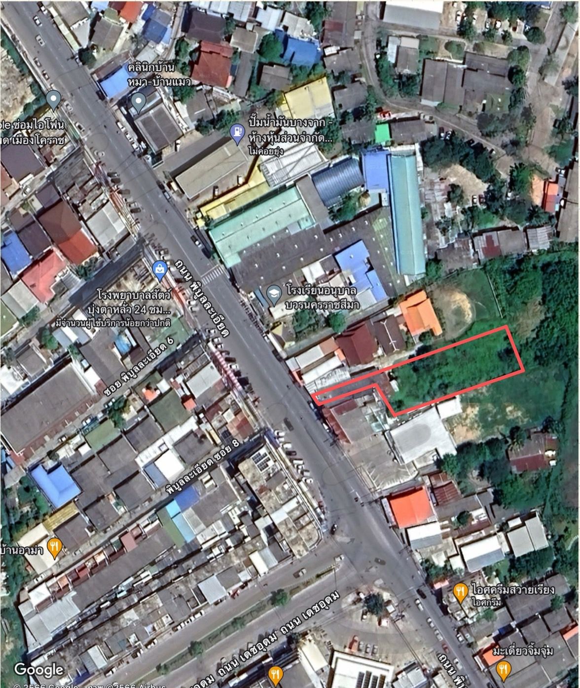 ขายที่ดิน กลางเมืองโคราช