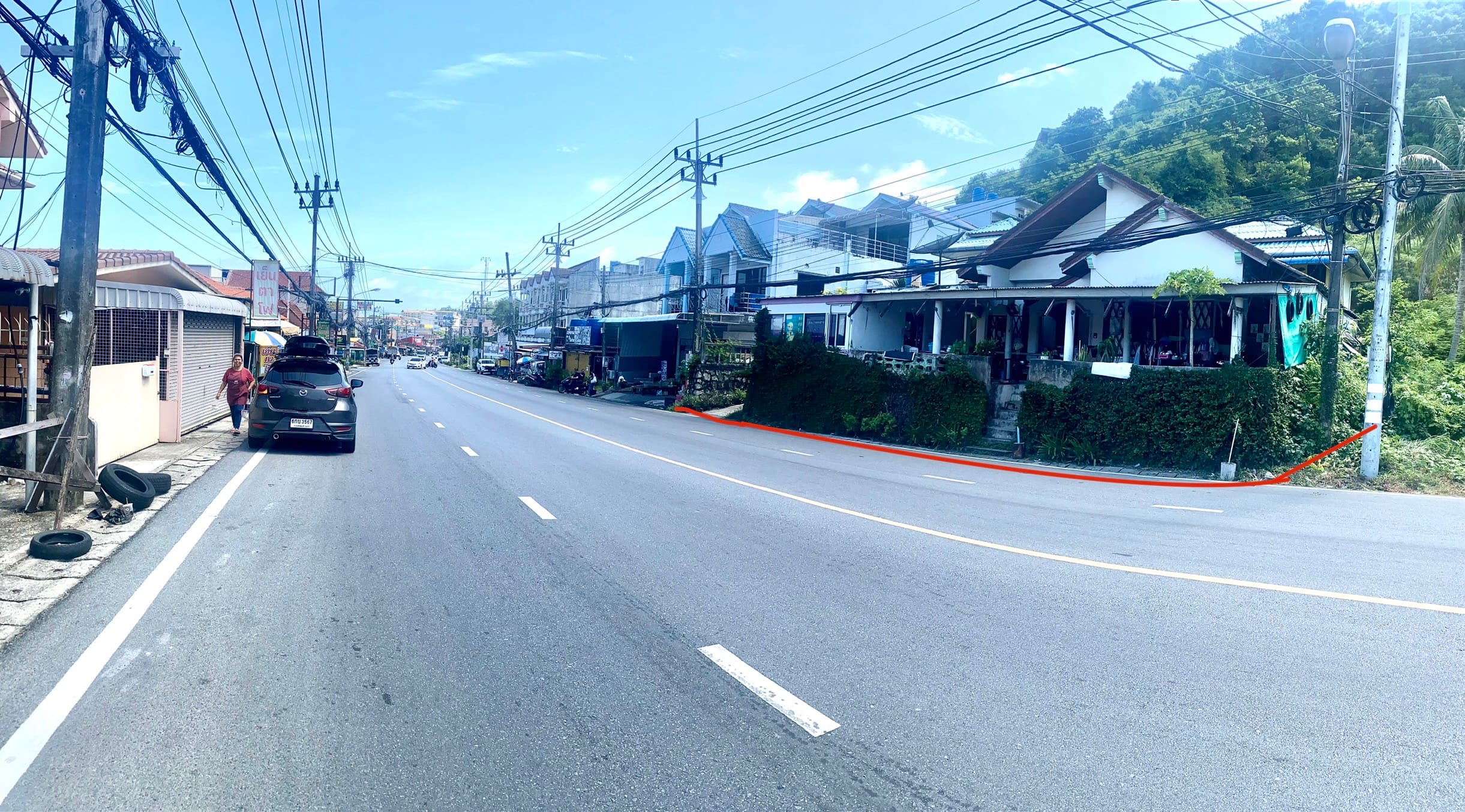 ที่ดินพร้อมสิ่งปลูกสร้าง ติดถนนปฎัก (ทล.4028) ตำบลกะรน