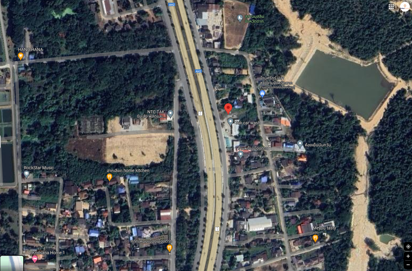 ขายที่ดินตาก ที่ดินเปล่า ใกล้มหาวิทยาลัยเทคโนโลยีราชมงคลล้านนา โรงเรียนผดุงปัญญา เมืองตาก